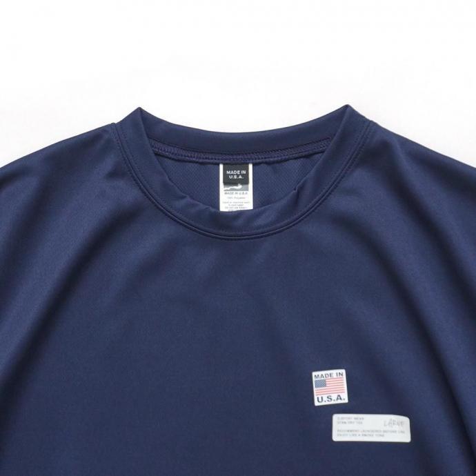 SMOKE T ONE / D-SPORT WEAR / HIGH MOCK DRY TEE - Navy ドライメッシュ 半袖Tシャツ ネイビー |  | 02