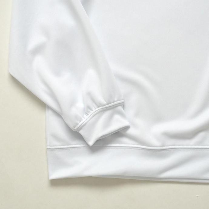 SMOKE T ONE / D-SPORT WEAR / HIGH MOCK DRY SWEATSHIRT - White ドライメッシュ カットソー ホワイト |  | 03