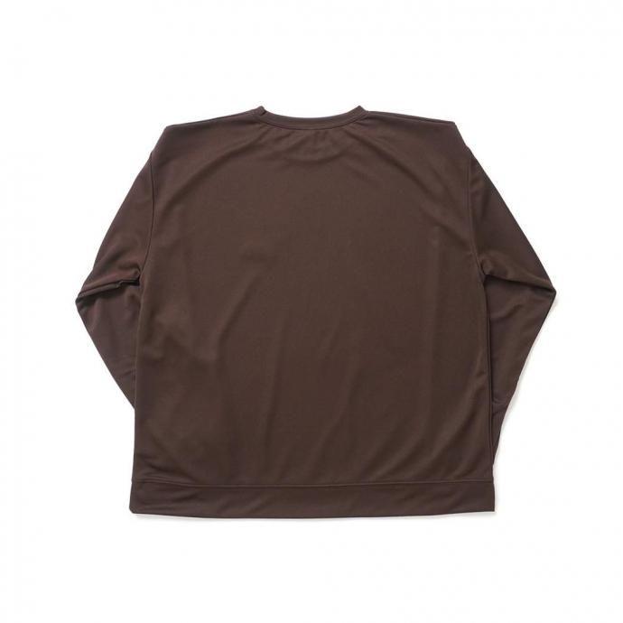 SMOKE T ONE / D-SPORT WEAR / HIGH MOCK DRY SWEATSHIRT - Brown ドライメッシュ カットソー ブラウン |  | 01