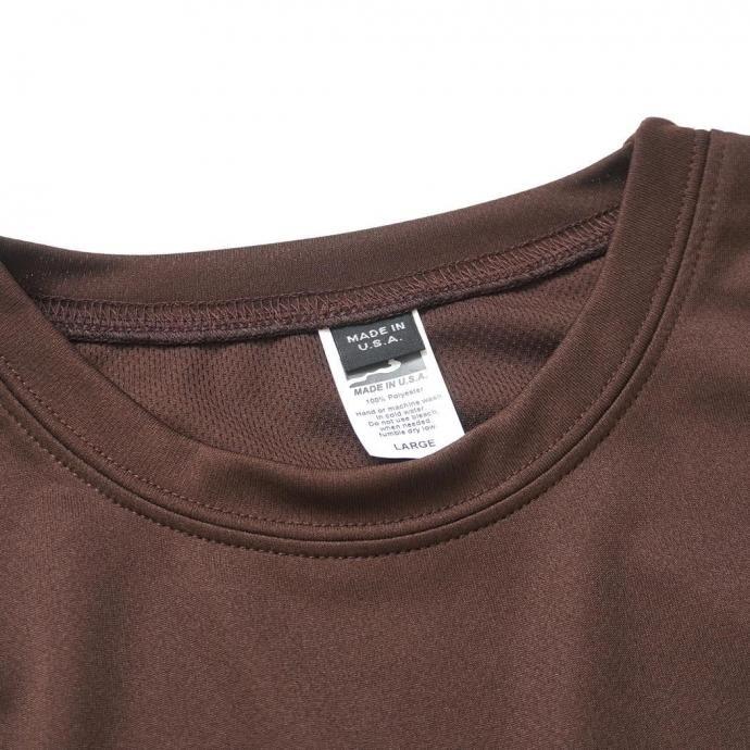 SMOKE T ONE / D-SPORT WEAR / HIGH MOCK DRY SWEATSHIRT - Brown ドライメッシュ カットソー ブラウン |  | 04