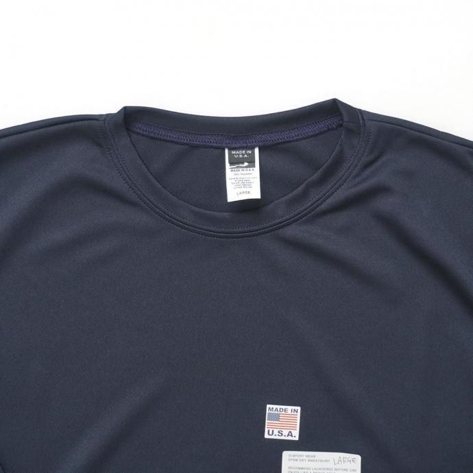 SMOKE T ONE / D-SPORT WEAR / HIGH MOCK DRY SWEATSHIRT - Dark Navy ドライメッシュ カットソー ダークネイビー |  | 02
