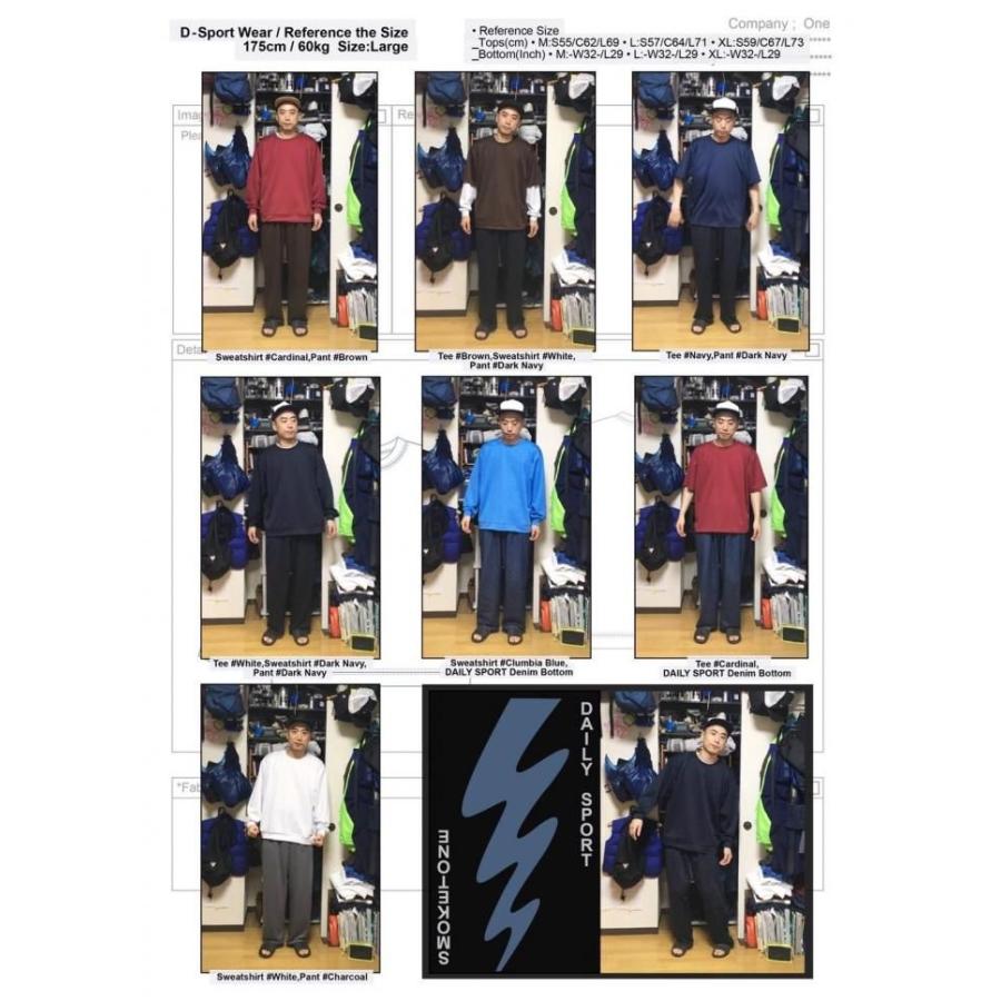 SMOKE T ONE / D-SPORT WEAR / HIGH MOCK DRY SWEATSHIRT - Dark Navy ドライメッシュ カットソー ダークネイビー |  | 09