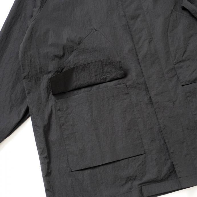 STILL BY HAND スティルバイハンド / CO01253 - INK BLACK ナイロン ハーフコート | STILL BY HAND | 06