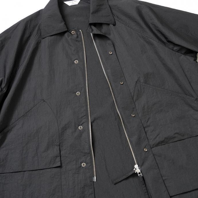 STILL BY HAND スティルバイハンド / CO01253 - DARK NAVY ナイロン ハーフコート | STILL BY HAND | 03