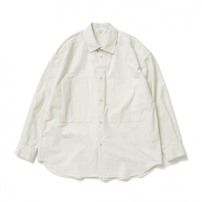 STILL BY HAND スティルバイハンド / SH01253 - ECRU ガーメントダイ オーバーシャツ | STILL BY HAND
