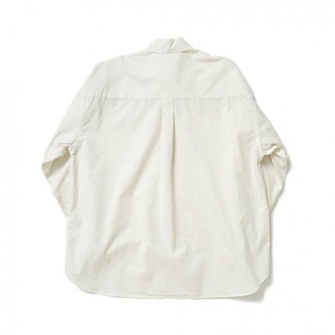 STILL BY HAND スティルバイハンド / SH01253 - ECRU ガーメントダイ オーバーシャツ | STILL BY HAND | 01