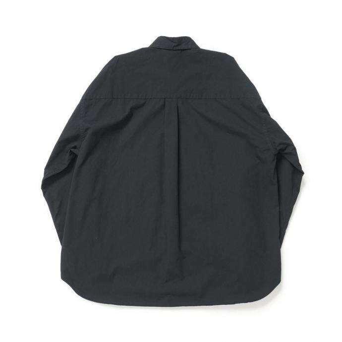 STILL BY HAND スティルバイハンド / SH01253 - INK BLACK ガーメントダイ オーバーシャツ | STILL BY HAND | 01
