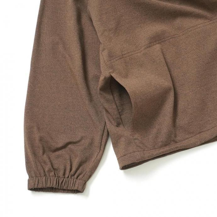 STILL BY HAND スティルバイハンド / CS07253 - DUSTY BROWN ミックスカラー ボタンレスカーディガン | STILL BY HAND | 03