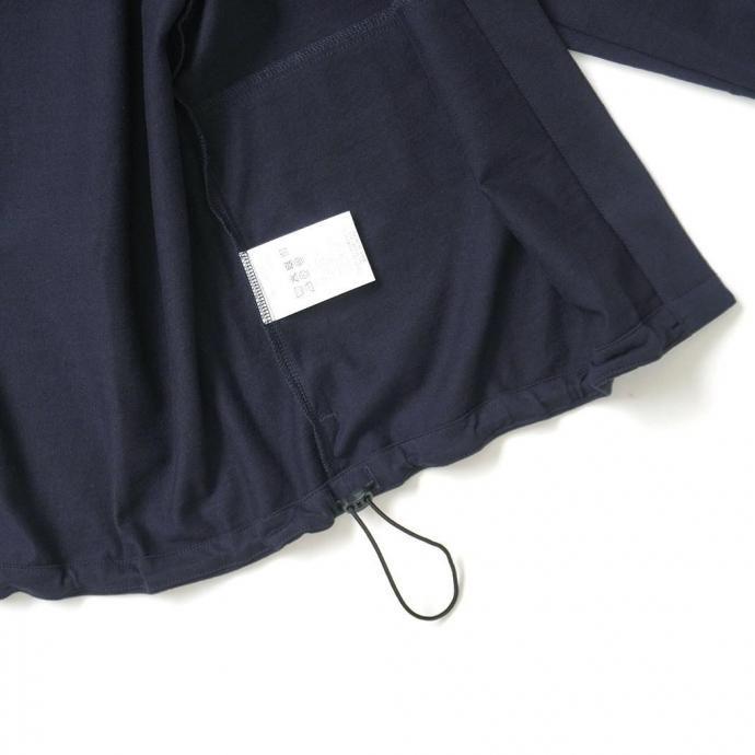 STILL BY HAND スティルバイハンド / CS07253 - BLACK NAVY ミックスカラー ボタンレスカーディガン | STILL BY HAND | 04