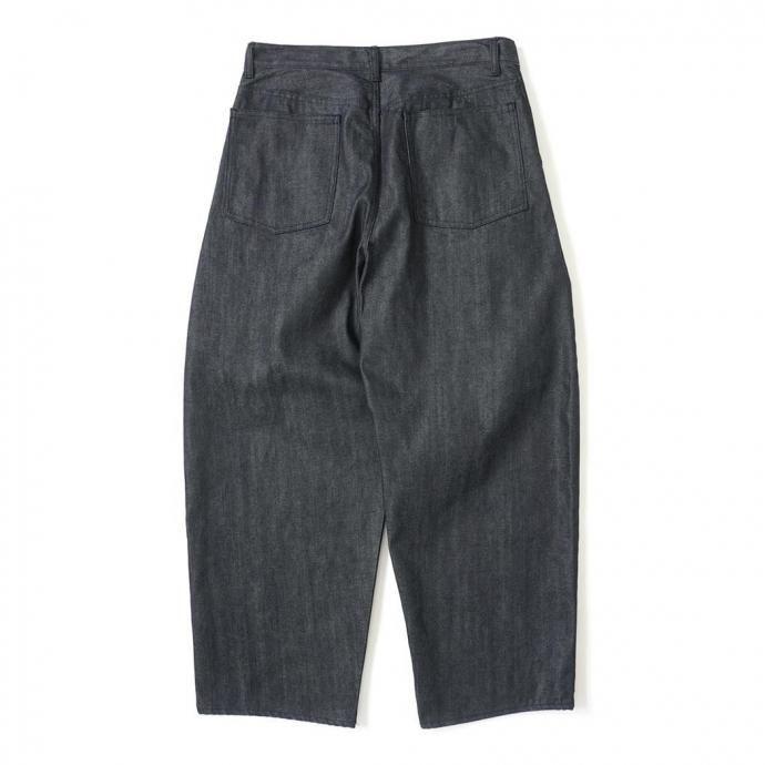 STILL BY HAND スティルバイハンド / DN01253 - NAVY ディープタック ワイドデニムパンツ | STILL BY HAND | 01