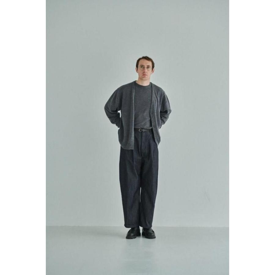 STILL BY HAND スティルバイハンド / DN01253 - NAVY ディープタック ワイドデニムパンツ | STILL BY HAND | 09