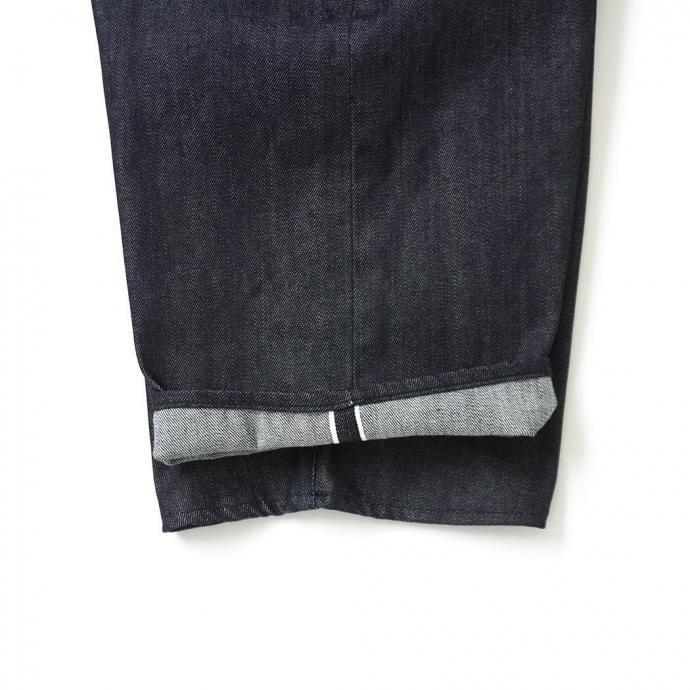 STILL BY HAND スティルバイハンド / DN01253 - NAVY ディープタック ワイドデニムパンツ | STILL BY HAND | 05