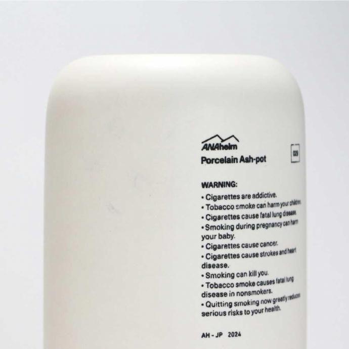 ANAheim Porcelain Ash-Pot - Ivory アナハイム ポーセリン アッシュポット |  | 12