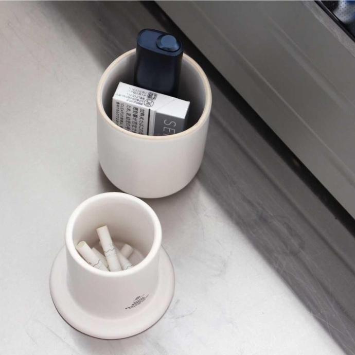 ANAheim Porcelain Ash-Pot - Ivory アナハイム ポーセリン アッシュポット |  | 06