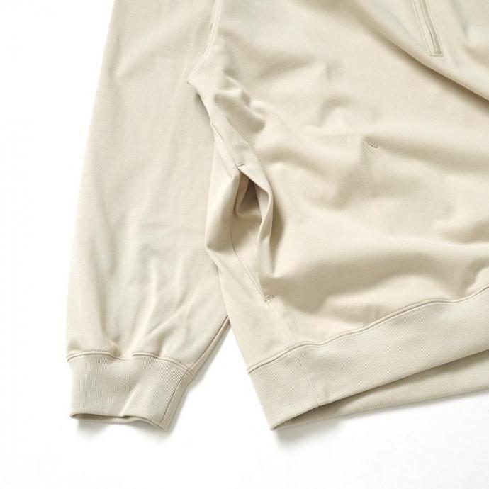 STILL BY HAND スティルバイハンド / CS01253 - LIGHT BEIGE ジップアップ コットンジャンパー | STILL BY HAND | 03