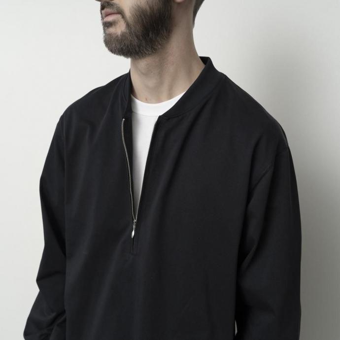 STILL BY HAND スティルバイハンド / CS01253 - LIGHT BEIGE ジップアップ コットンジャンパー | STILL BY HAND | 05