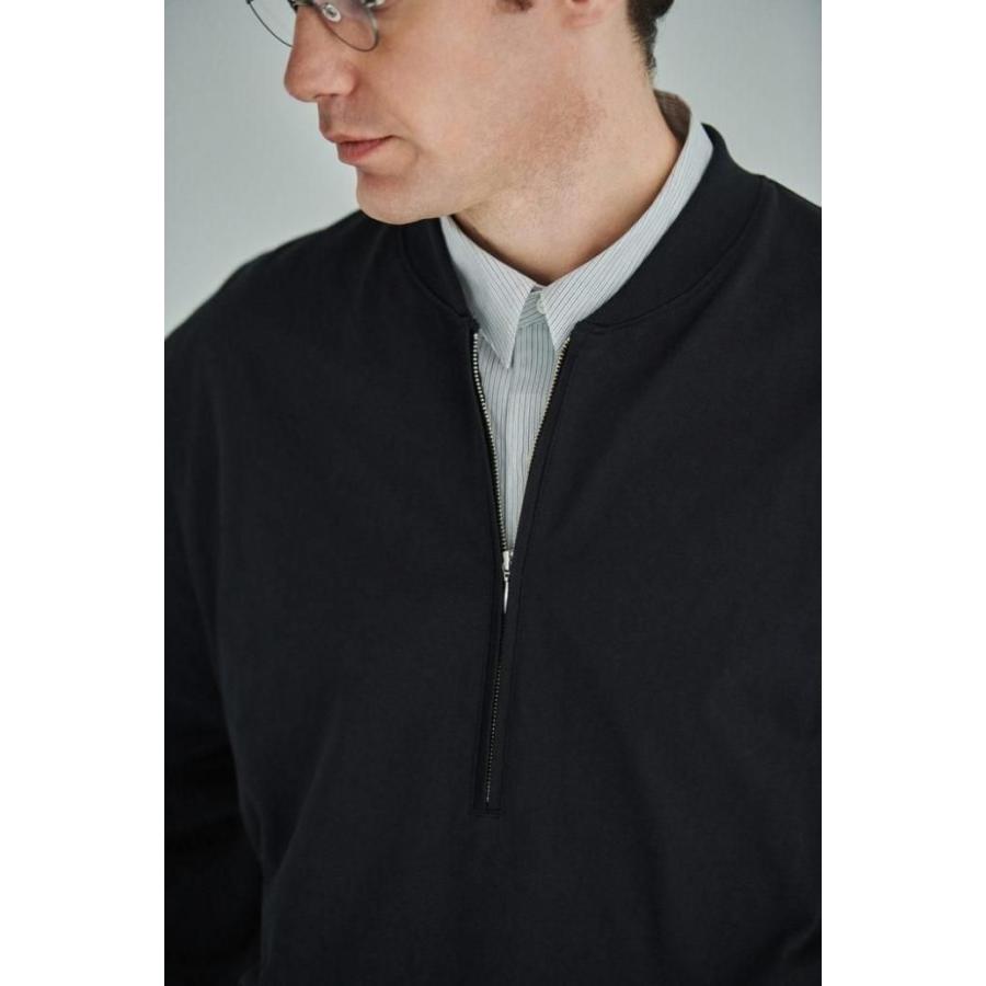 STILL BY HAND スティルバイハンド / CS01253 - LIGHT BEIGE ジップアップ コットンジャンパー | STILL BY HAND | 07