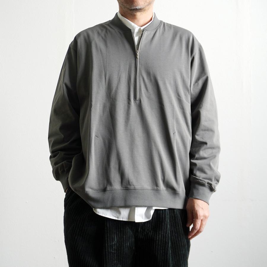 STILL BY HAND スティルバイハンド / CS01253 - LIGHT BEIGE ジップアップ コットンジャンパー | STILL BY HAND | 08