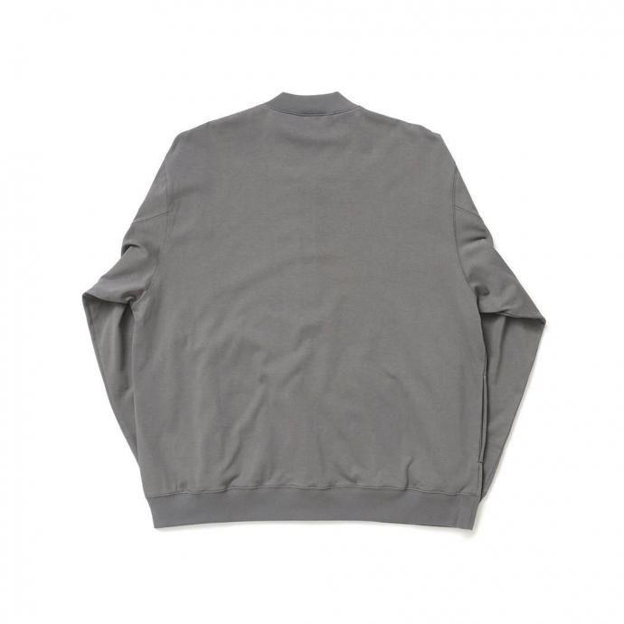 STILL BY HAND スティルバイハンド / CS01253 - SLATE GREY ジップアップ コットンジャンパー | STILL BY HAND | 01