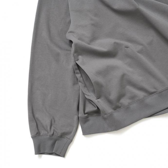 STILL BY HAND スティルバイハンド / CS01253 - SLATE GREY ジップアップ コットンジャンパー | STILL BY HAND | 03