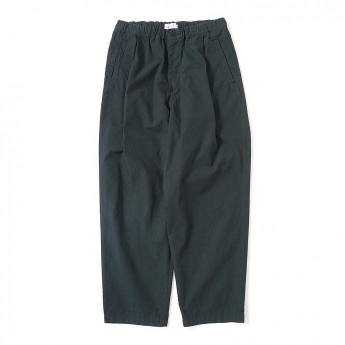 STILL BY HAND スティルバイハンド / PT02253 - BLUE CHARCOAL ガーメントダイ ディープタックパンツ | STILL BY HAND