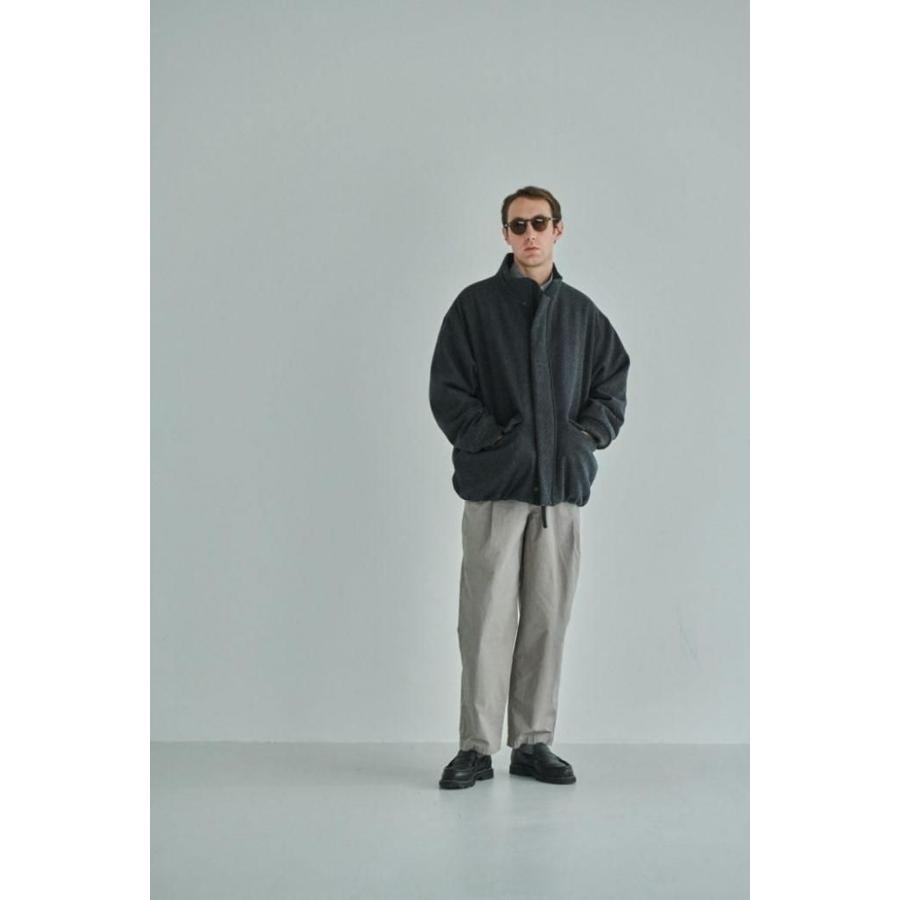 STILL BY HAND スティルバイハンド / PT02253 - BLUE CHARCOAL ガーメントダイ ディープタックパンツ | STILL BY HAND | 08