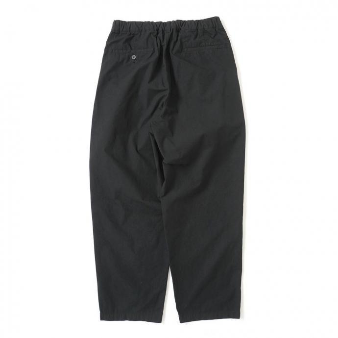 STILL BY HAND スティルバイハンド / PT02253 - INK BLACK ガーメントダイ ディープタックパンツ | STILL BY HAND | 01