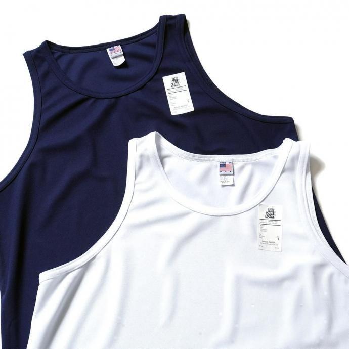 SMOKE T ONE / DAILY SPORT / D-PIQUE TANK TOP - Navy ドライピケ タンクトップ ネイビー |  | 04