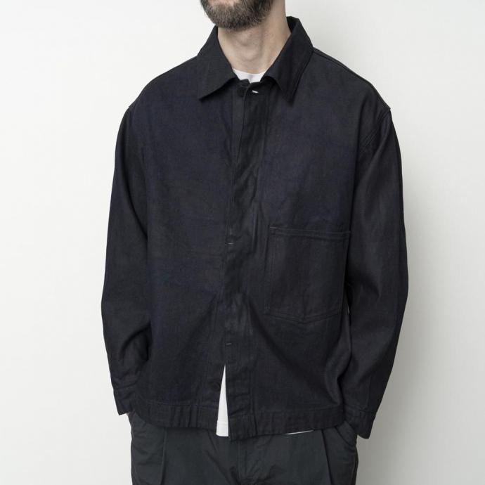 STILL BY HAND スティルバイハンド / DN03253 - DARK NAVY 12オンス デニムジャケット | STILL BY HAND | 06