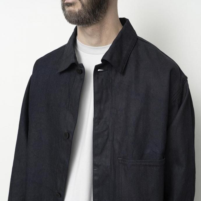 STILL BY HAND スティルバイハンド / DN03253 - DARK NAVY 12オンス デニムジャケット | STILL BY HAND | 07