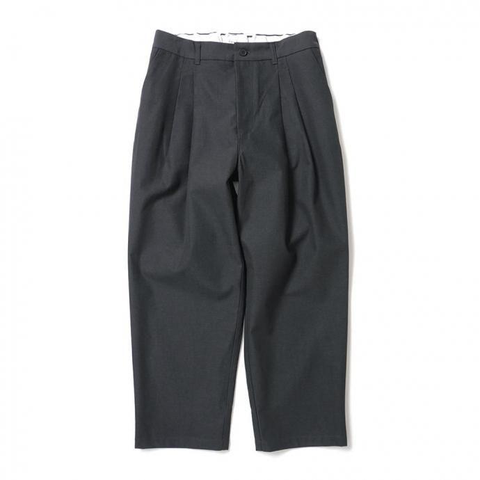 STILL BY HAND スティルバイハンド / PT06253 - CHARCOAL ディープ2タックパンツ チャコール | STILL BY HAND