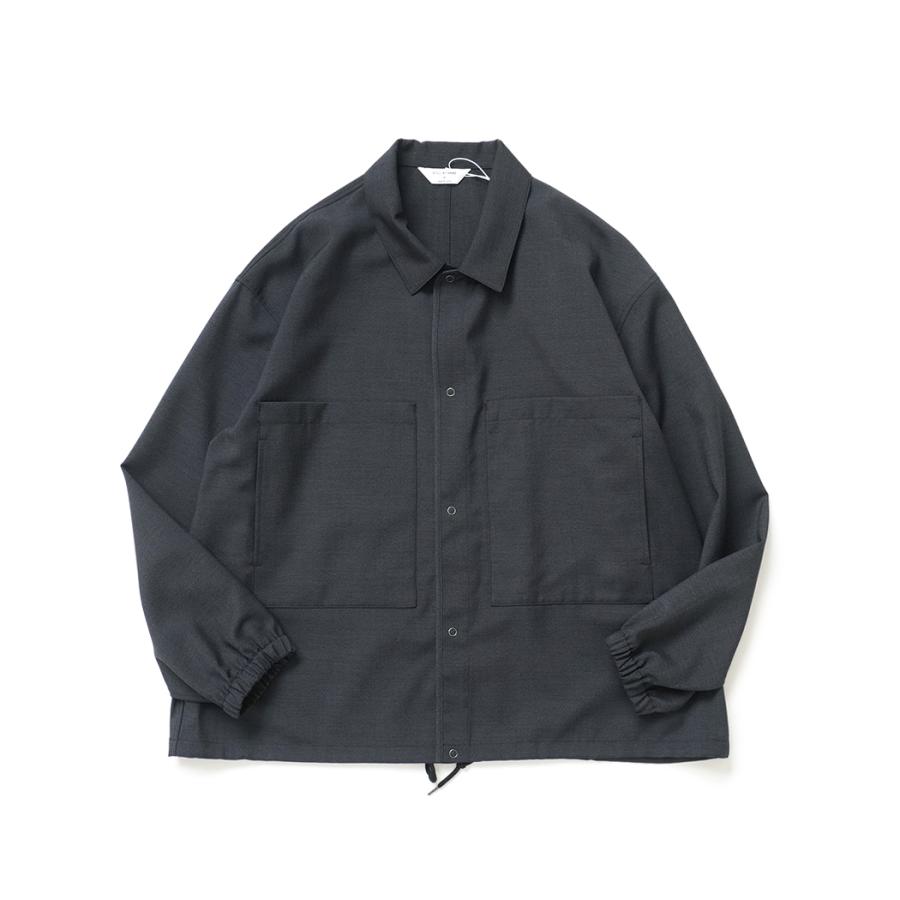 STILL BY HAND スティルバイハンド / BL01253 - CHARCOAL ダブルポケット シャツジャケット | STILL BY HAND