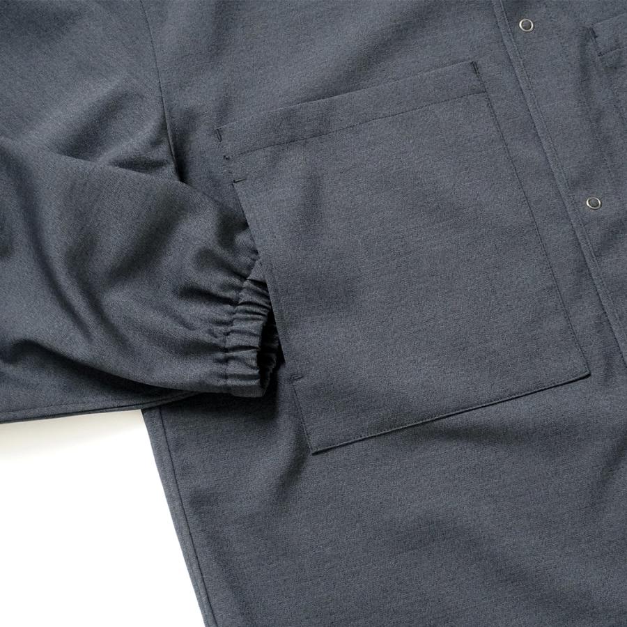 STILL BY HAND スティルバイハンド / BL01253 - CHARCOAL ダブルポケット シャツジャケット | STILL BY HAND | 03