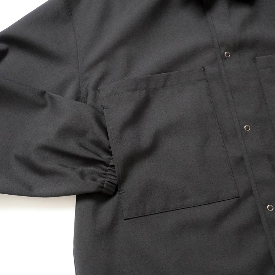 STILL BY HAND スティルバイハンド / BL01253 - INK BLACK ダブルポケット シャツジャケット | STILL BY HAND | 03