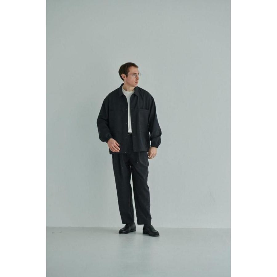 STILL BY HAND スティルバイハンド / BL01253 - INK BLACK ダブルポケット シャツジャケット | STILL BY HAND | 08