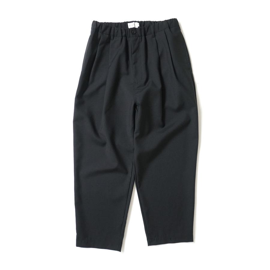 STILL BY HAND スティルバイハンド / PT01253 - INK BLACK リラックスド 2タックパンツ | STILL BY HAND