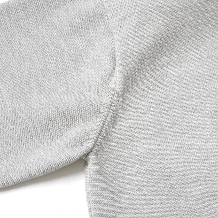 STILL BY HAND スティルバイハンド / KN05253 - LIGHT GREY 10Gニット ポロカーディガン | STILL BY HAND | 05