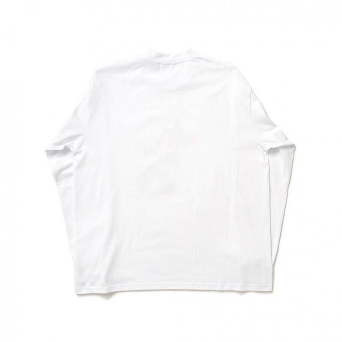 COTTON PAN / スタンパーオイル 長袖Tシャツ - WHITE ホワイト | COTTON PAN | 01