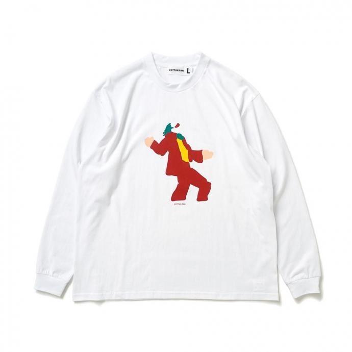 COTTON PAN / アーサー 長袖Tシャツ - WHITE ホワイト | COTTON PAN