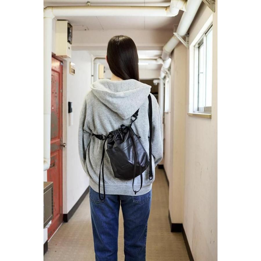 BAICYCLON by bagjack / BCL-114 DRAW STRING BAG (LE) バイシクロン バイ バッグジャック ドローストリングバッグ ブラック | BAICYCLON by Bagjack | 13