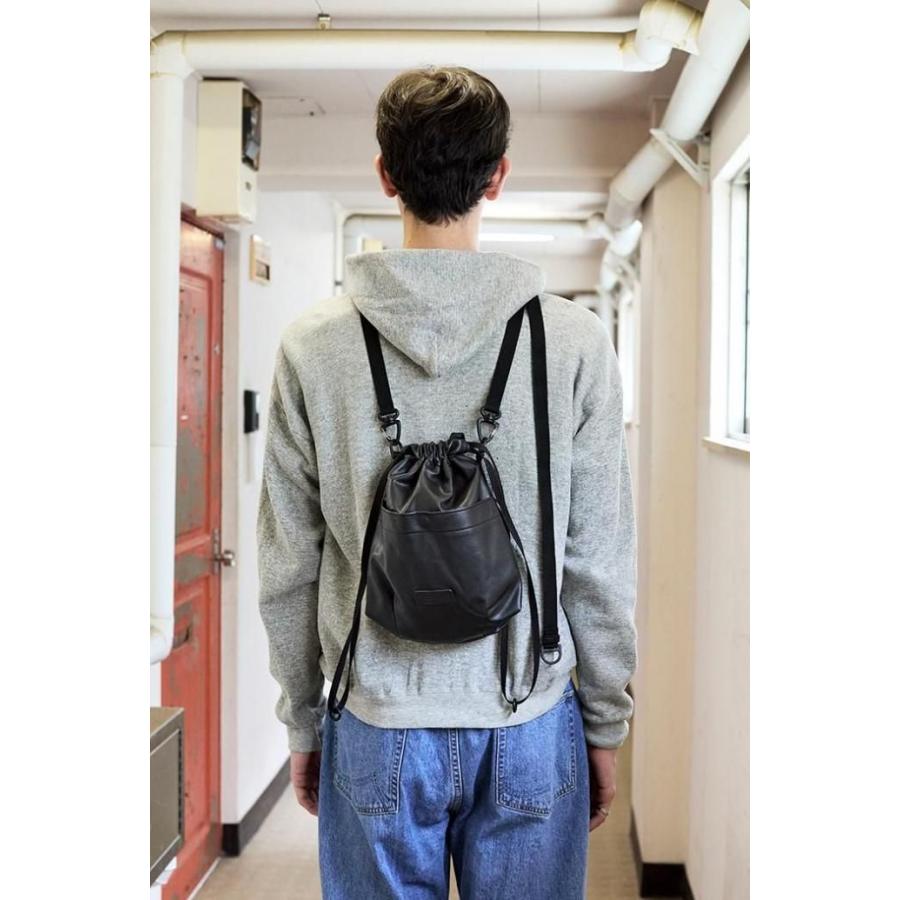 BAICYCLON by bagjack / BCL-114 DRAW STRING BAG (LE) バイシクロン バイ バッグジャック ドローストリングバッグ ブラック | BAICYCLON by Bagjack | 17