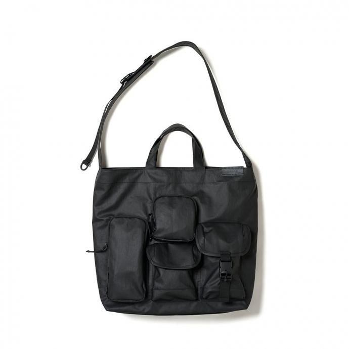 BAICYCLON by bagjack / BCL-68 MULTI POCKETS 2WAY TOTE MEDIUM (BLACK2) バイシクロン バイ バッグジャック トートバッグ ブラック | BAICYCLON by Bagjack