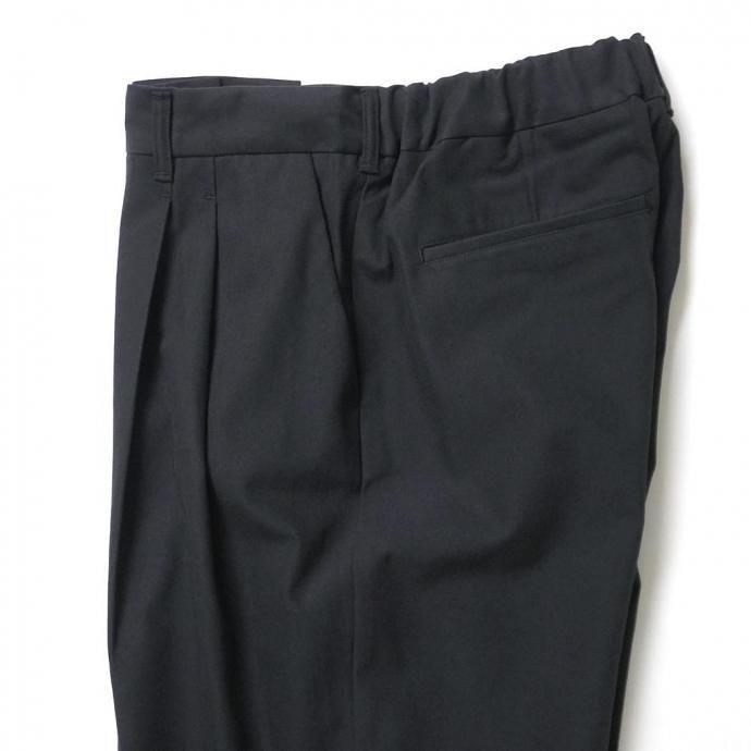 STILL BY HAND スティルバイハンド / PT06253 - BLACK NAVY ディープ2タックパンツ ブラックネイビー | STILL BY HAND | 03