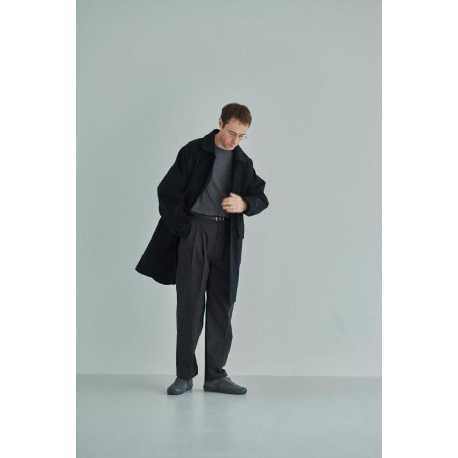 STILL BY HAND スティルバイハンド / PT06253 - BLACK NAVY ディープ2タックパンツ ブラックネイビー | STILL BY HAND | 07