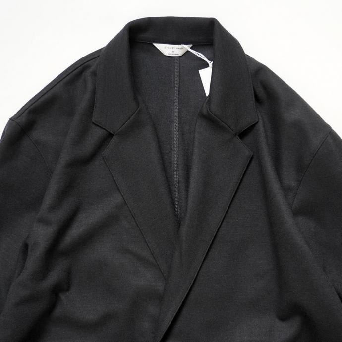 STILL BY HAND スティルバイハンド / CS03253 - CHARCOAL ウールジャージージャケット チャコール | STILL BY HAND | 02