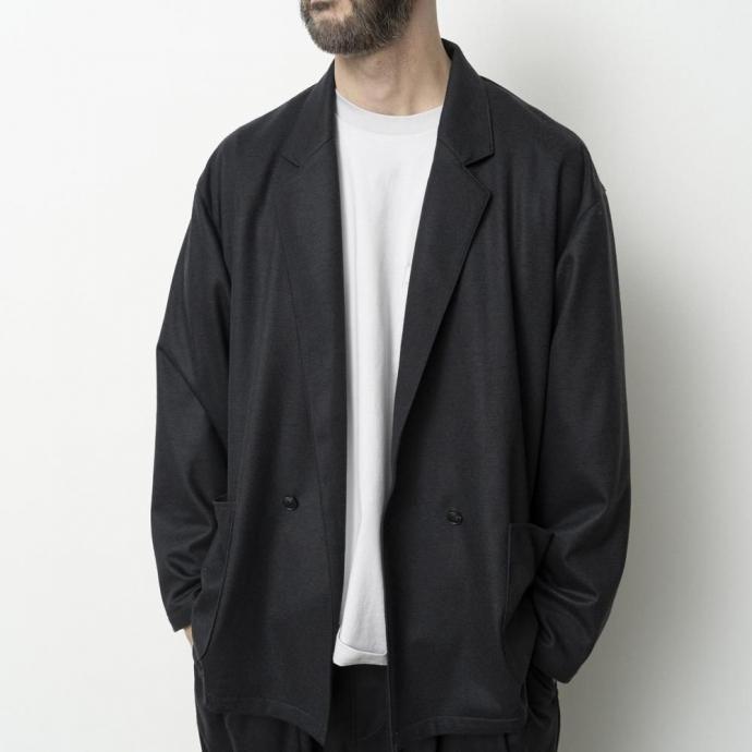 STILL BY HAND スティルバイハンド / CS03253 - CHARCOAL ウールジャージージャケット チャコール | STILL BY HAND | 06