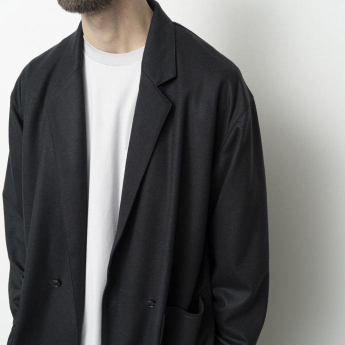 STILL BY HAND スティルバイハンド / CS03253 - CHARCOAL ウールジャージージャケット チャコール | STILL BY HAND | 07