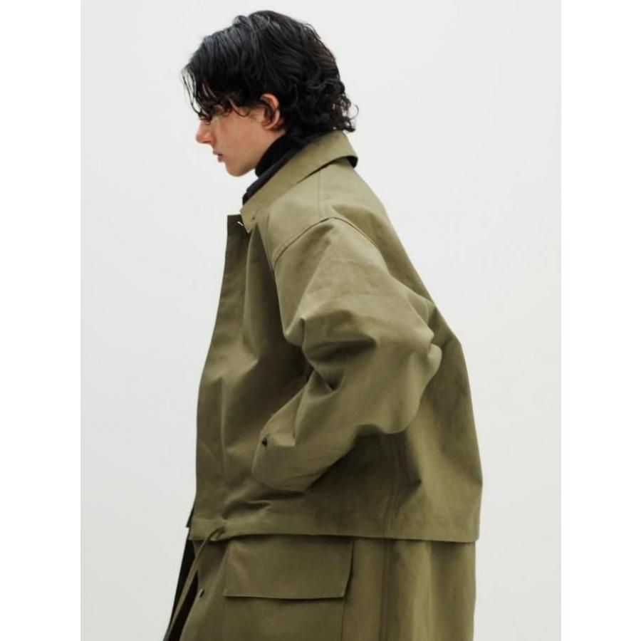 kontor / KON-CO03253 - BLACK NAVY 3レイヤー素材 デタッチャブルコート |  | 12