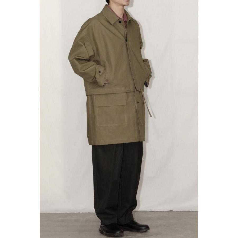 kontor / KON-CO03253 - BLACK NAVY 3レイヤー素材 デタッチャブルコート |  | 13