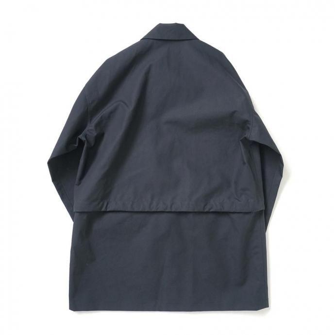 kontor / KON-CO03253 - BLACK NAVY 3レイヤー素材 デタッチャブルコート |  | 01